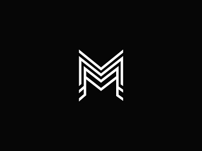 Letter m logo simple