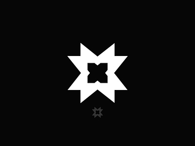Letter x monogram illustration
