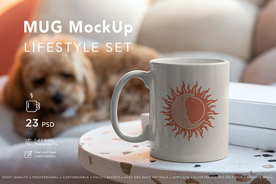 Mug MockUp Lifestyle Set print on demand