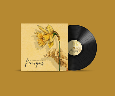 Nargis album cover album art graphic design illustration