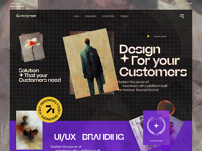 #2 - Daily UI abstract build designdrug watchmegrow design designdrug landing page ui web design