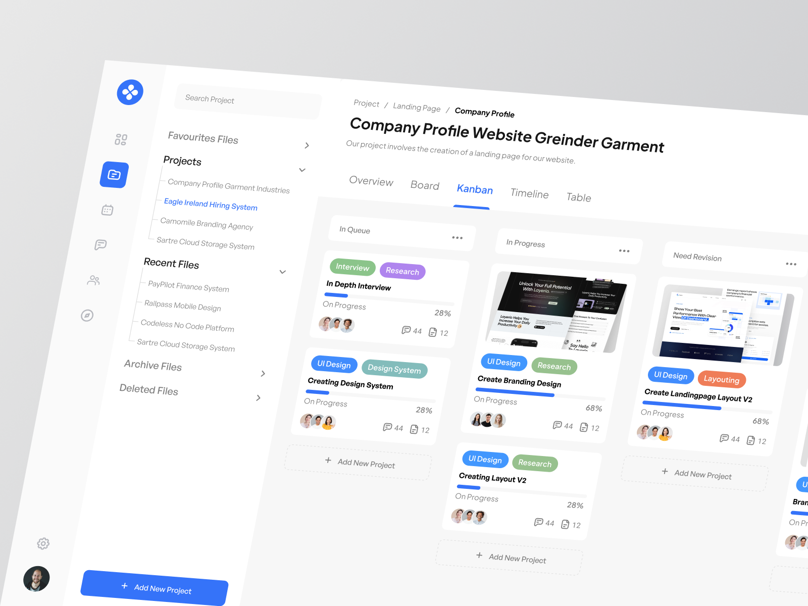 TaskMeister - Task Management Dashboard by Yoga Satria for Odama on ...