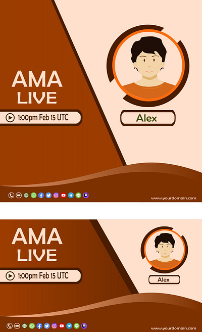 AMA Banner template