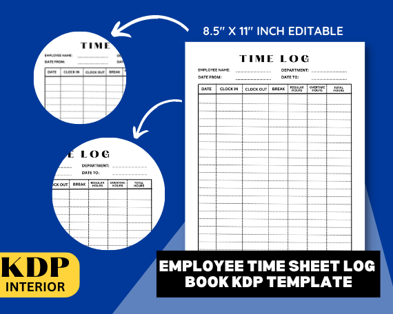 commercial use kdp logbook interior