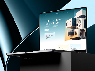 Real Estate Landing Page | Website Design Ul agent apartment booking broker design flamekast homepage landing landing page landingpage property real estate real estate agency realtor rental residence ui uiux webdesign website