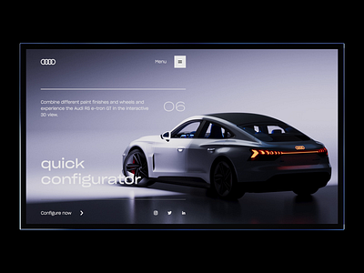Website Audi AG 3d agency animation app audi auto automotive branding car design graphic design motion graphics product design ui ui design ux web web design webgl