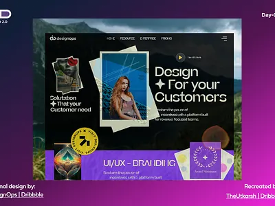 BuiLD2.0 : 90-day challenge; Day-2 branding build challenge community creative design designdrug figma landing page product design ui ux watchmegrow webdesign website
