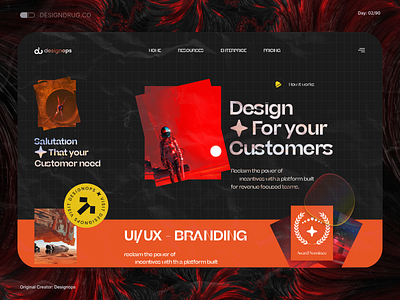 Day#2 Portfolio website dark mode dashboard design ui visual design