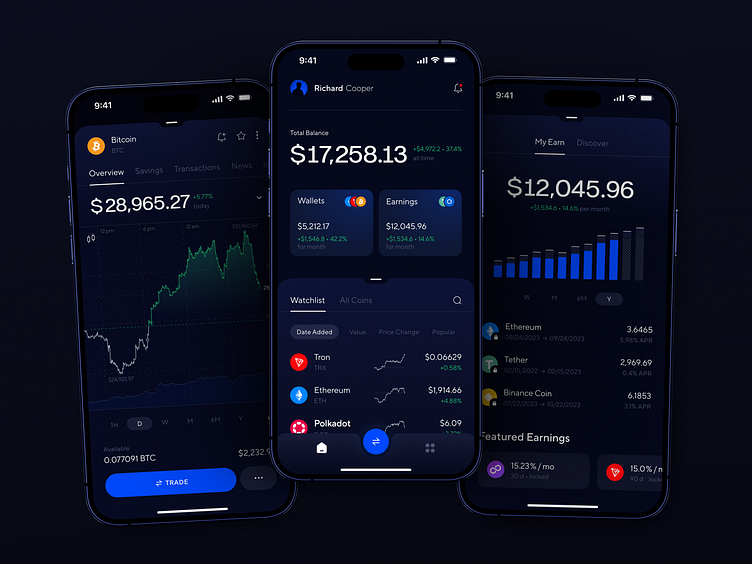 Abyss — Crypto Finance Management Mobile App By Conceptzilla On Dribbble