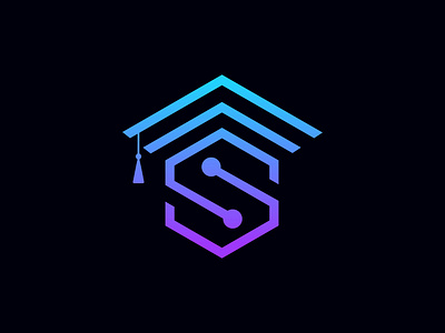 Smart Academy Logo (S + Graduation) academy logo animation best logo brand design brand identity branding creative logo graphic design logo logo design meaningful logo mezbah zohan modern logo monogram motion graphics new logo s logo s monogram smart logo top logo