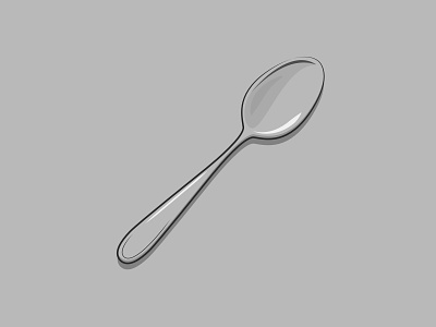 Spoon cookware cutlery illustration silverware tableware vector vector art vector illustration