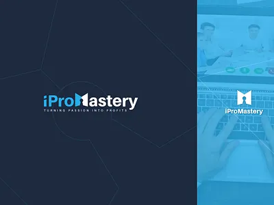 IproMastery Logo Design behance project branding business creative design dribble shot graphic design illustration key with m logo m m logo modern success typography ux vector