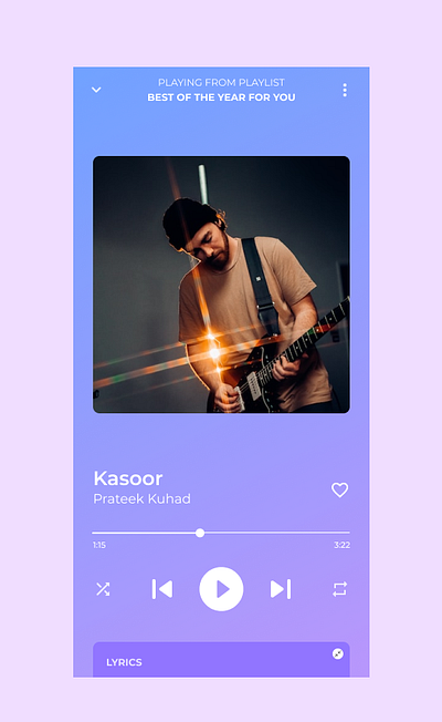 Music App UI Design 100days 3d animation branding challenge daily ui design design graphic design illustration logo motion graphics music app ui ui design ux ux design vector