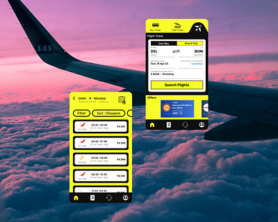 DailyUI 068 - Flight Search 068 3d 68 branding daily ui challenge design figma flight flight search graphic design illustration logo search ticket ui ux vector