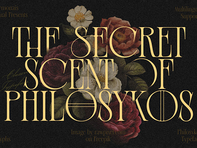 Philosykos - Fancy Classic Serif aesthetic branding classic creative market editorial elegant fancy fashion fonts graphic design ligature logo logo design minimal packaging serif type design typeface typography