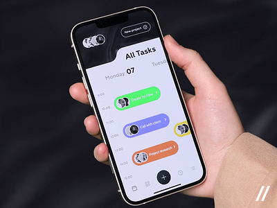 Task Manager Mobile IOS App Protopie android animation app app design app interaction dashboard design ios mobile mobile app mobile ui motion navigation online protopie task tasl management ui uiux ux