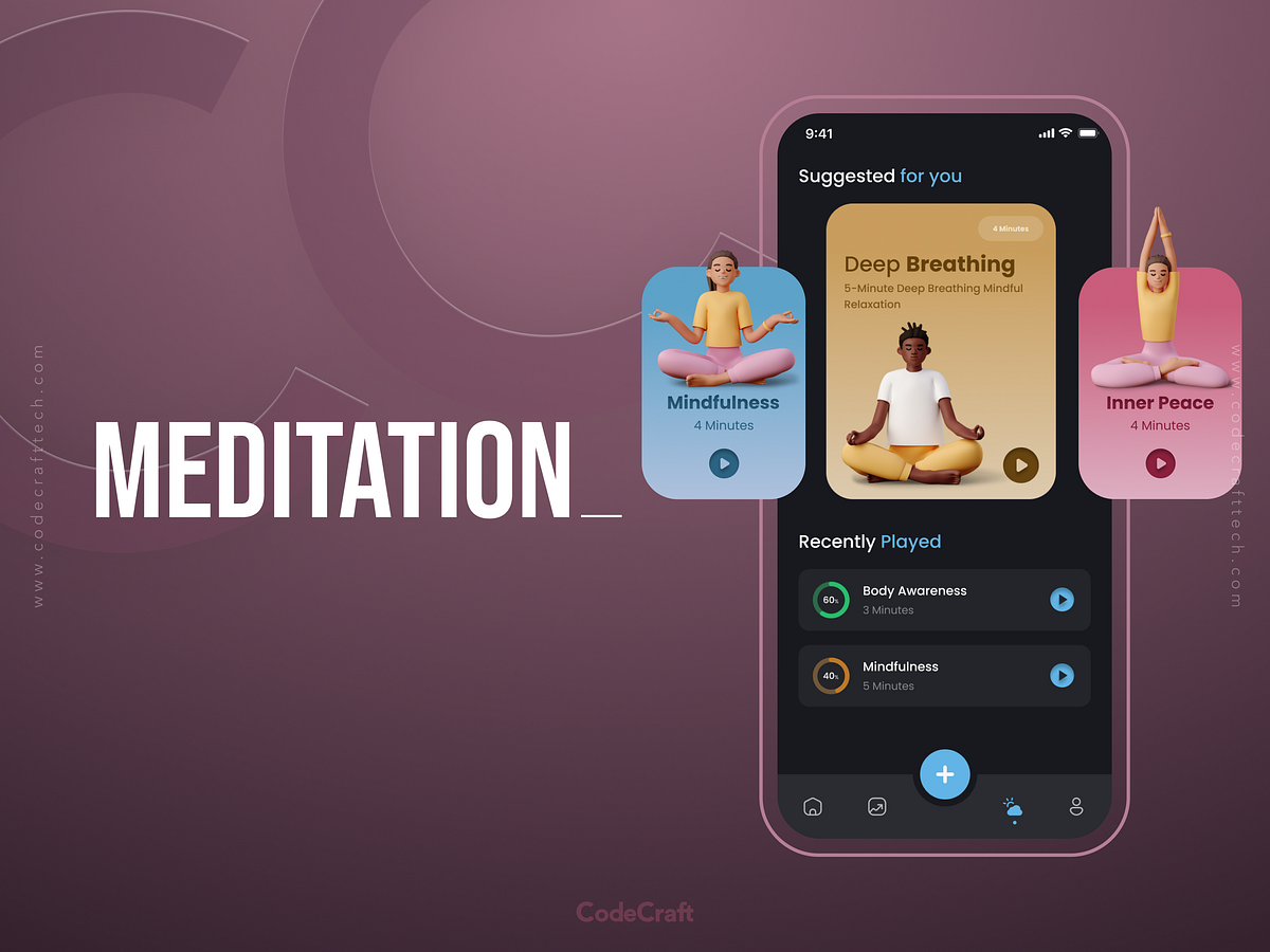 Wellness App designs, themes, templates and downloadable graphic ...