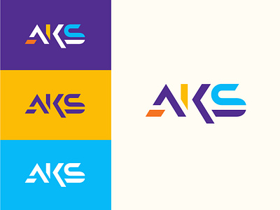AKS Logo Design. a aks brandidentity branding design font graphic design k logo logodesign logodesigner logoinspiration logomaker logos logotype multicolor s text typography visualidentity