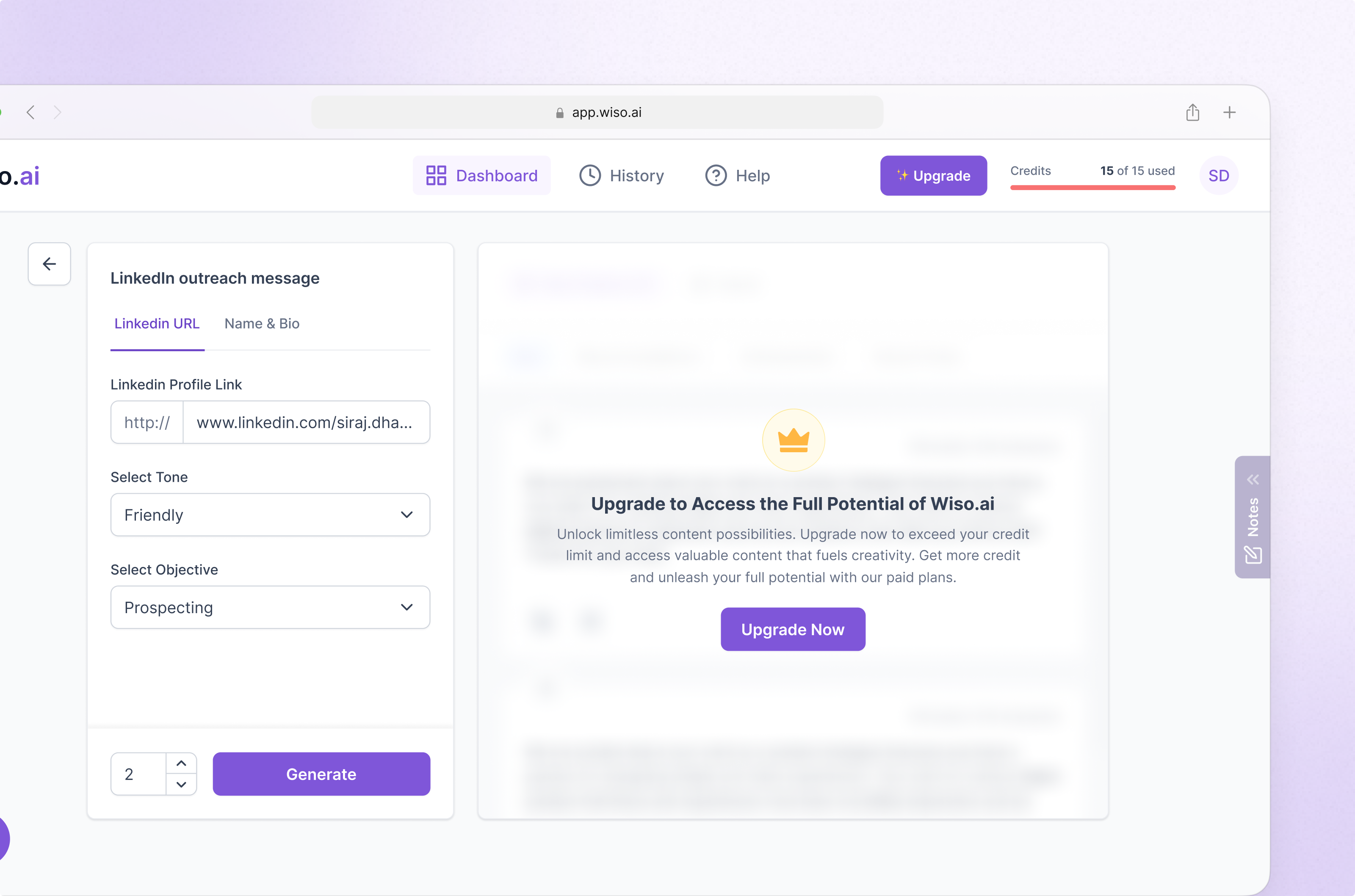 Upgrade now design ai b2b content generation design product design saas trial expired ui uiux upgrade plan ux uxdesign