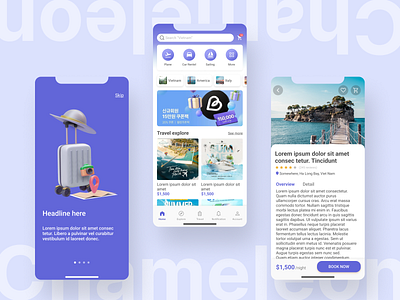 Travel app design graphic design travel ui uiux