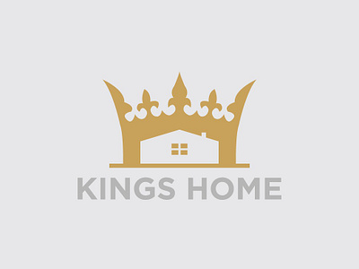 Kings Home Logo branding design graphic design home homes kings kings home logo kings logo logo logos logotype simple logo vector