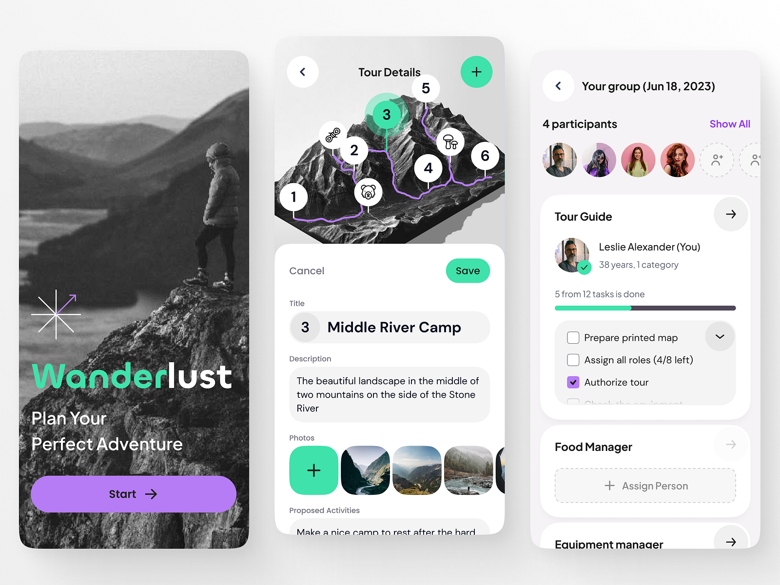 wanderlust-app-for-the-hiking-tour-planning-by-k-z-design-on-dribbble