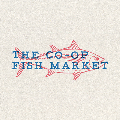 The Co-op Fish Market Brand Identity art brand identity branding design graphic design illustration logo typography vector