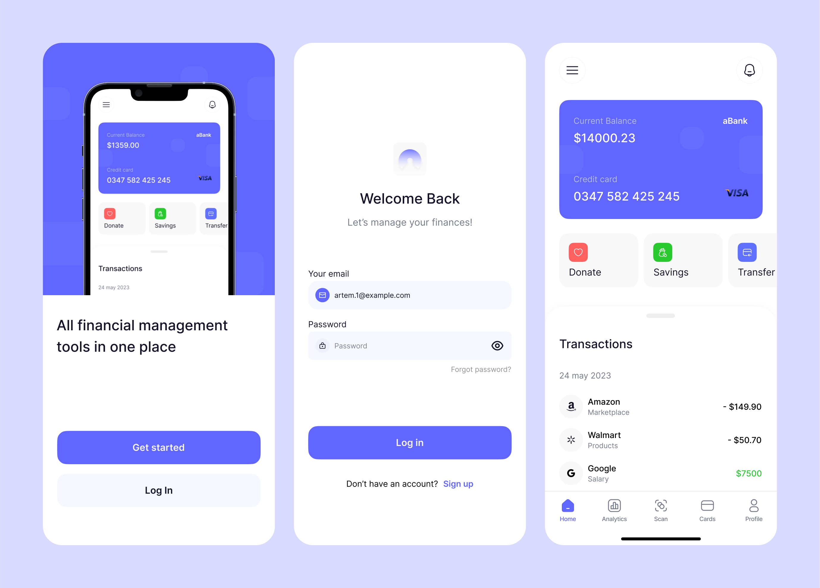 Mobile Banking App By Artem On Dribbble