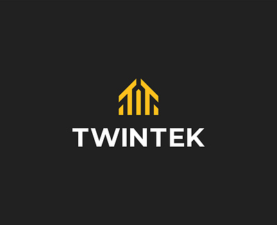 Twintek Logo Design brand brand identity branding construction contractor graphic design logo logo design