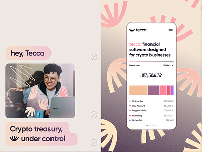 Tecca - branded elements app app design bank branding crypto design graphic design illustration inspiration logo ui