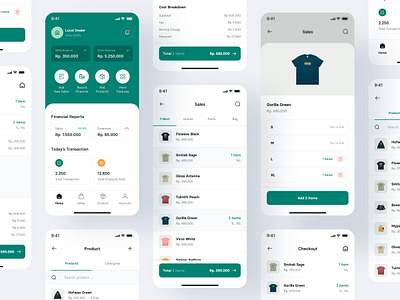 Local - Point of Sale App card checkout friendly local minimal payment point of sale pos product sales transaction ui ui design
