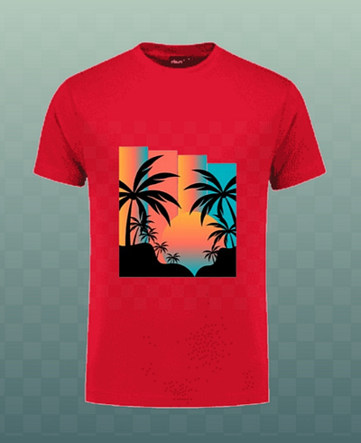 Sunset T Shirt Design designs, themes, templates and downloadable ...