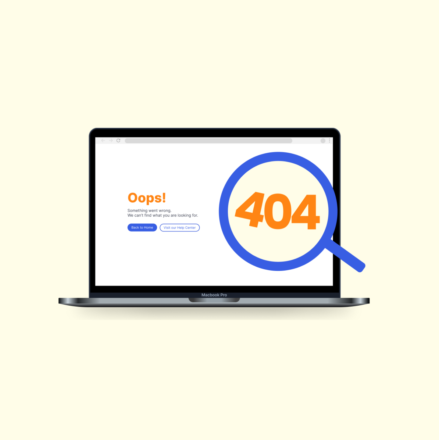 Friendly Error Page design error page graphic design ui ux web design website