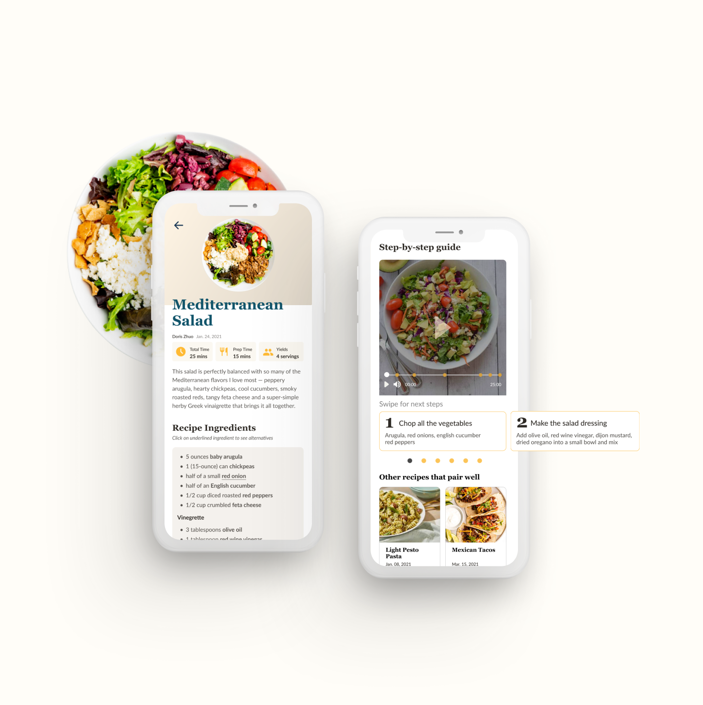Recipe App app cooking design graphic design mobile recipe ui ux