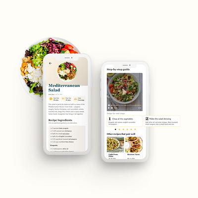 Recipe App app cooking design graphic design mobile recipe ui ux