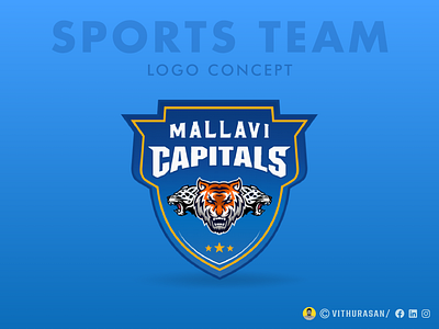 Sports team logo concept branding cricket design graphic design illustration logo sports sports logo srilanka team logo ui