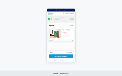 Upstep - Mobile cart redesign