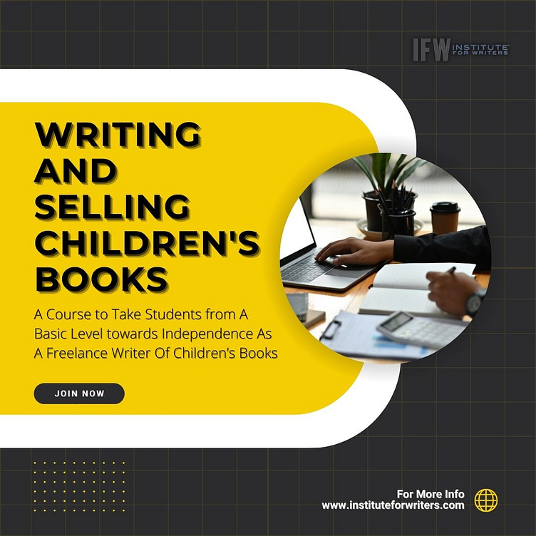 writing-and-selling-children-s-books-by-institute-for-writers-on-dribbble