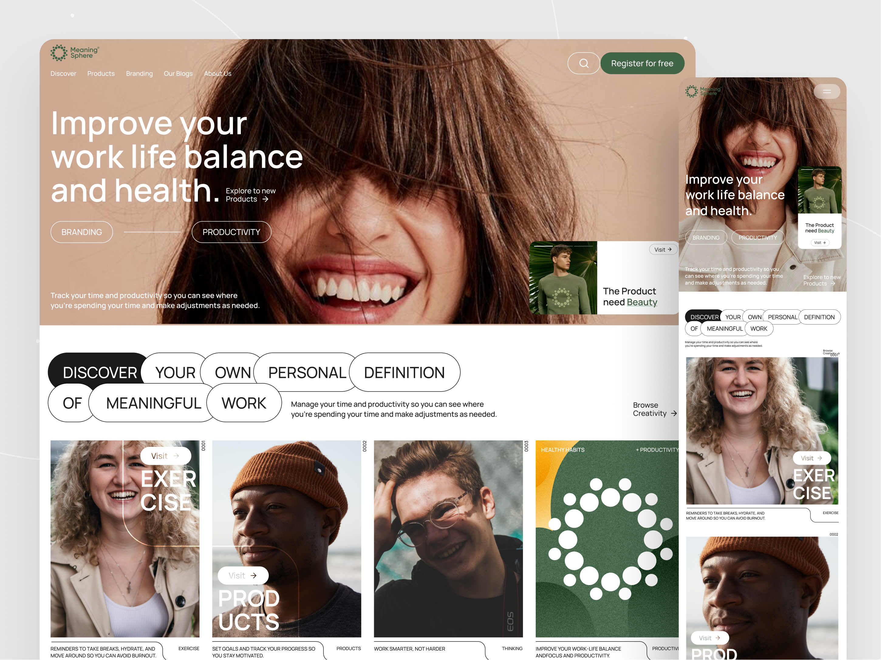 Raft - Mental Health Landing Page By Matthew Galt For QClay On Dribbble