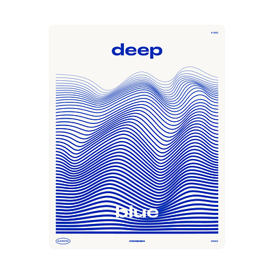 deep blue blue design graphic design illustration minimal typography vector