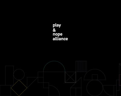 PLAY & NOPE Alliance - Logo alliance branding design logo minimal web