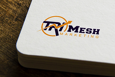 Tri Mesh Marketing branding graphic design illustration logo vector