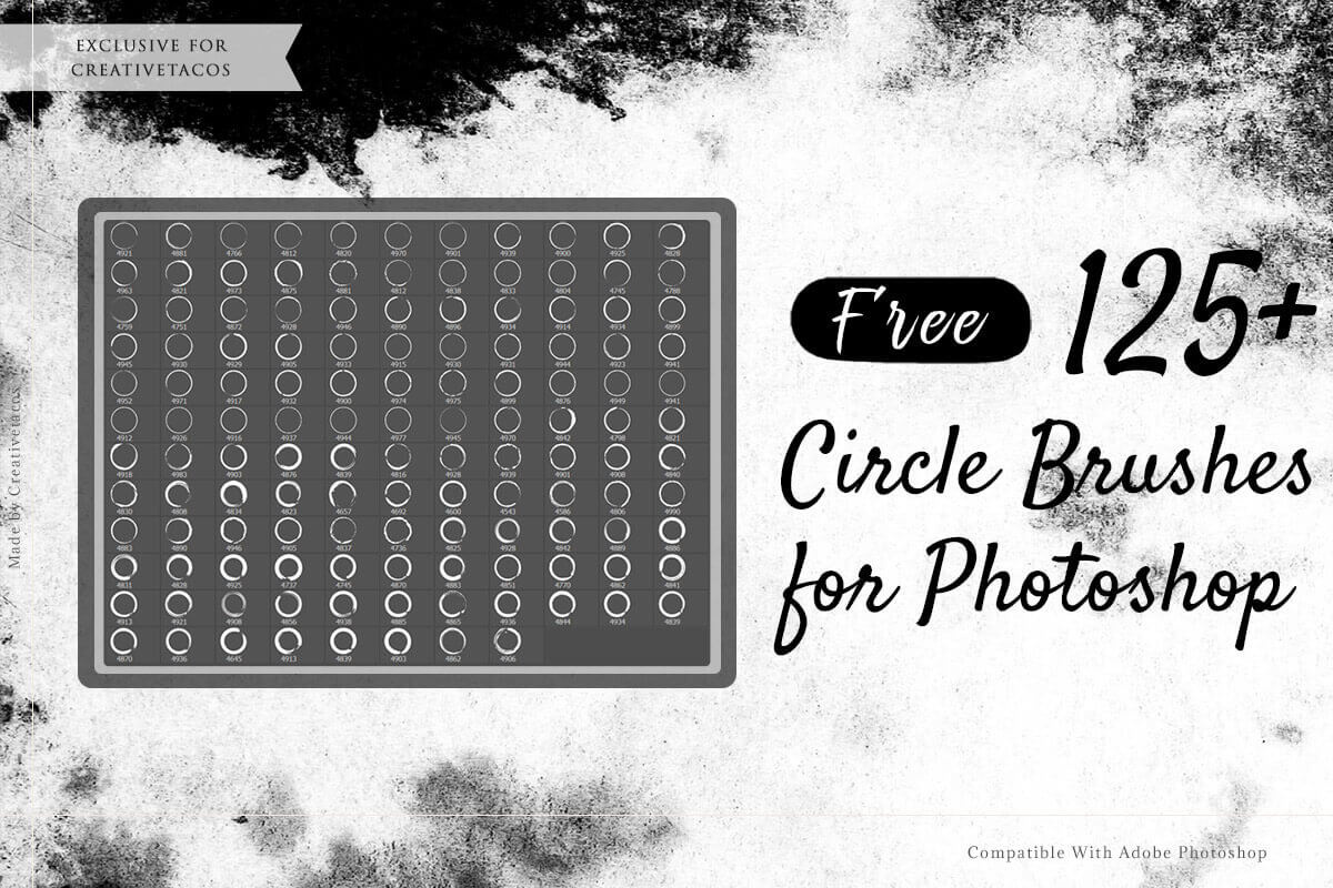 circle design brushes photoshop free download