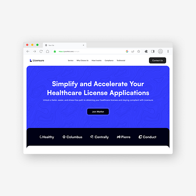 Licensure - SaaS Responsive Sites landing page responsive design responsive site responsive web responsive website saas saas landing page ui ui design uiux ux ux design uxui web web design website