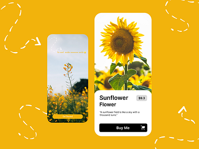 Flower shop UI Design design flower flower app flower shop ui floweshop plant app ui ui ux