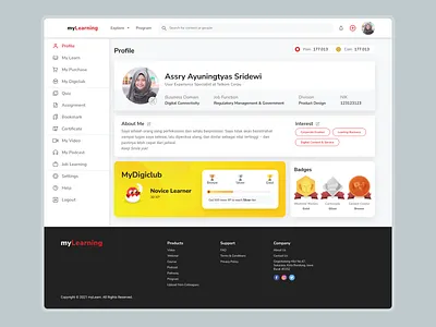 myLearning - Web Design design dribbble figma onlinelearning onlinelearningplatform typography ui ui design ui ux uidesign uiux uiuxdesign ux ux design uxdesign uxui web webdesign website websitedesign