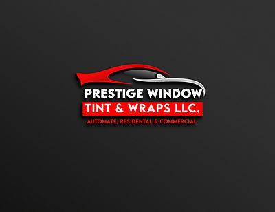 Prestige Window Detailing branding graphic design illustration logo typography