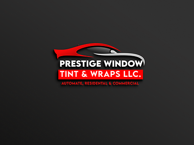 Prestige Window Detailing branding graphic design illustration logo typography