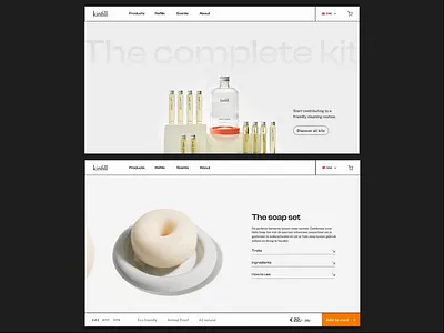 Ecommerce/ retail product branding ecommerce homepage product productpage retail typography ui ux visualdesign web webdesign webshop