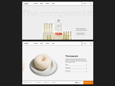 Ecommerce/ retail product branding ecommerce homepage product productpage retail typography ui ux visualdesign web webdesign webshop